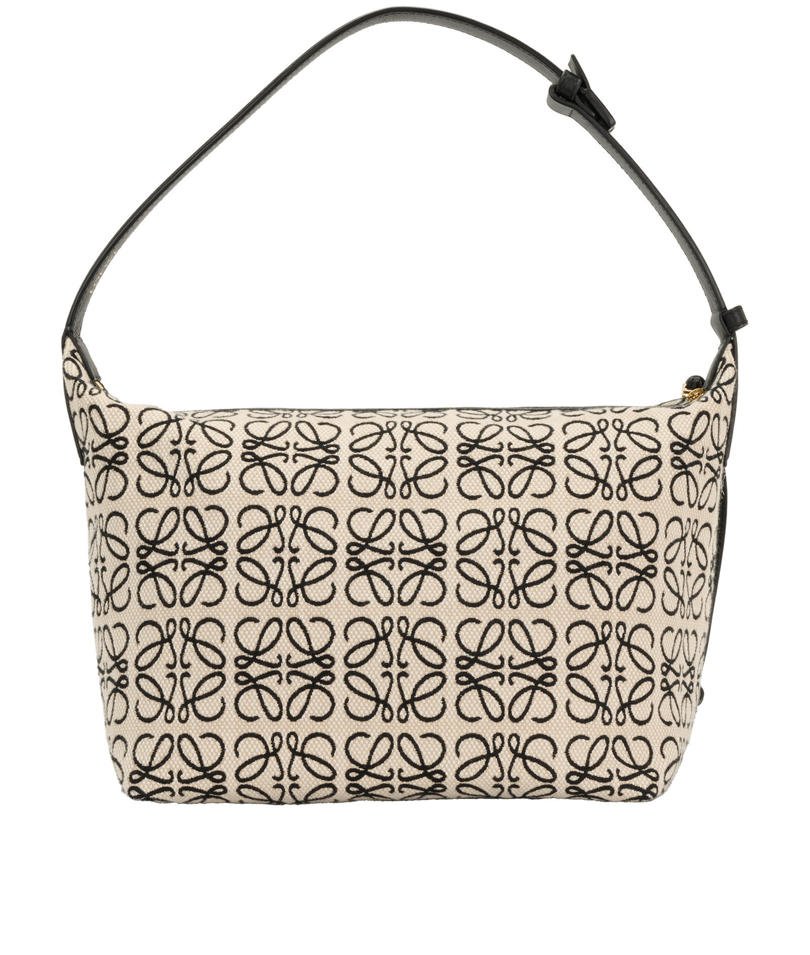 Medium Cubi, &pound;795, Handbags, Beige/Black, Canvas, Back view